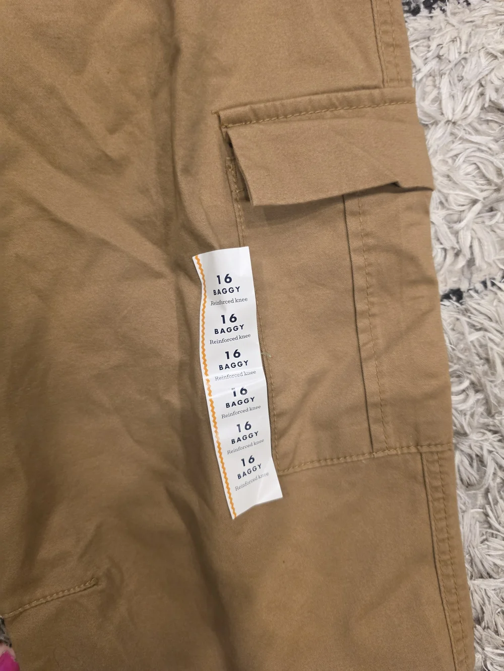 Sz 16 Tan Cargo Pants
